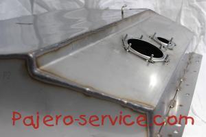 Fuel tank Pajero of the second generation Stainless steel